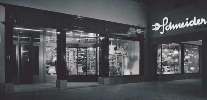 Ladenansicht nach Umbau 1984