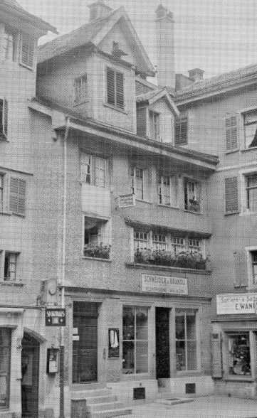 Fassadenansicht anno 1924